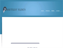 Tablet Screenshot of nautilusfloats.com